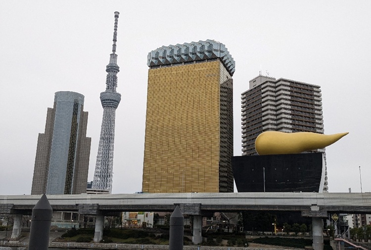 アサヒビールとスカイツリー
